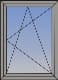 One sash tilt and turn