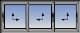 Triple lifting sliding sash